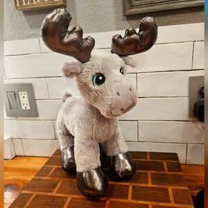 Build-A-Bear Gust the Gray Raindeer Moose Plush